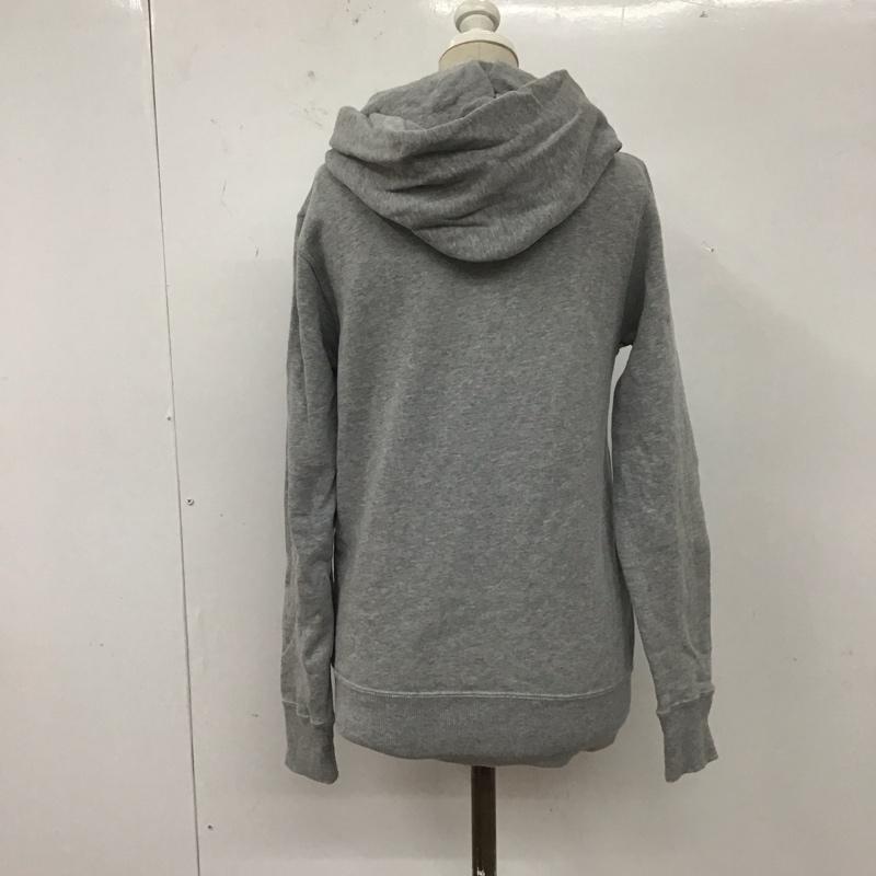 チャンピオン Champion パーカー 長袖 cw-l109 スウェットパーカー 長袖パーカー トレーナー M ロゴ、文字 灰 / グレー / レディース USED 古着 中古 10111519