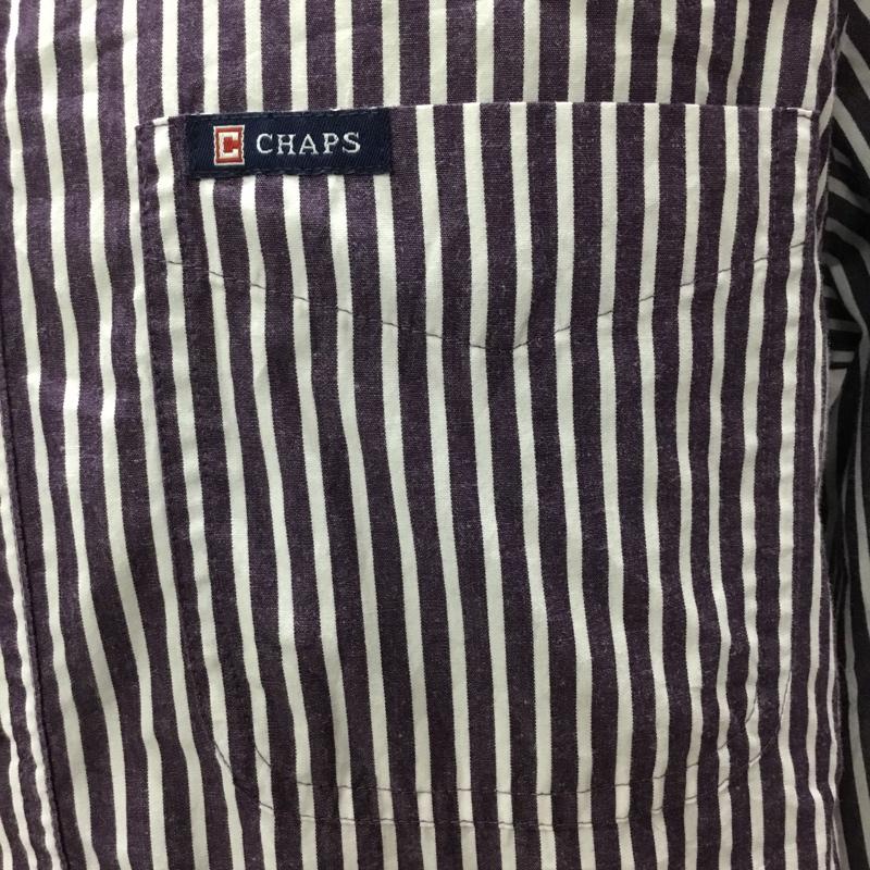 チャップス CHAPS シャツ、ブラウス 長袖 長袖シャツ カラーシャツ ポケットシャツ 長袖カットソー ストライプシャツ S ストライプ マルチカラー / マルチカラー /  メンズ USED 古着 中古 10113294