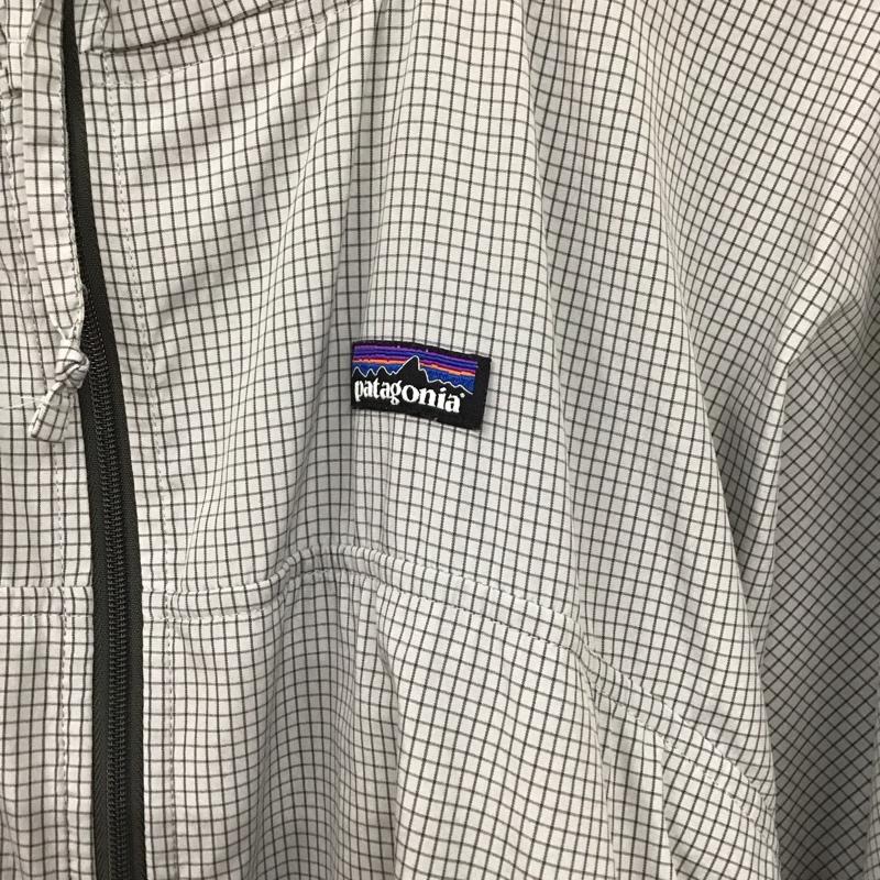 パタゴニア patagonia ジャケット、上着 ジャケット、ブレザー ジップアップジャケット パーカージャケット アウター M チェック 灰 / グレー /  メンズ USED 古着 中古 10129056