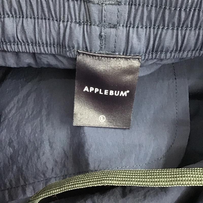 アップルバム APPLEBUM ボトムス ボトムス L ロゴ、文字 X プリント 紺 / ネイビー / メンズ USED 古着 中古 10108034