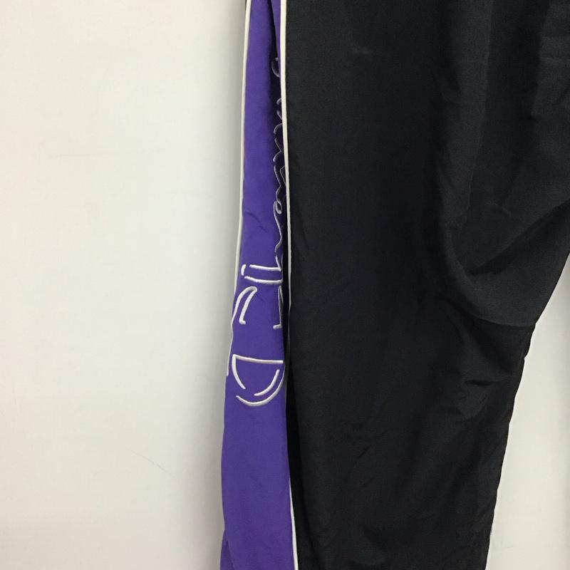 チャンピオン Champion パンツ ワークパンツ、ペインターパンツ c3-q209 アクションナイロンパンツ ロングパンツ L ロゴ、文字 紺 / ネイビー / X 紫 / パープル / メンズ USED 古着 中古 10132320