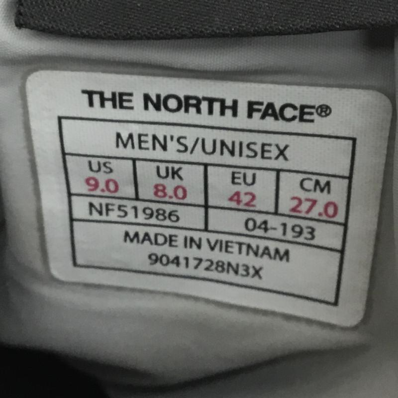 ザノースフェイス THE NORTH FACE ブーツ ショートブーツ NF51986 ウォータープルーフチャッカヌプシトラクションライト 27.0cm ロゴ、文字 黒 / ブラック / メンズ USED 古着 中古 10136324