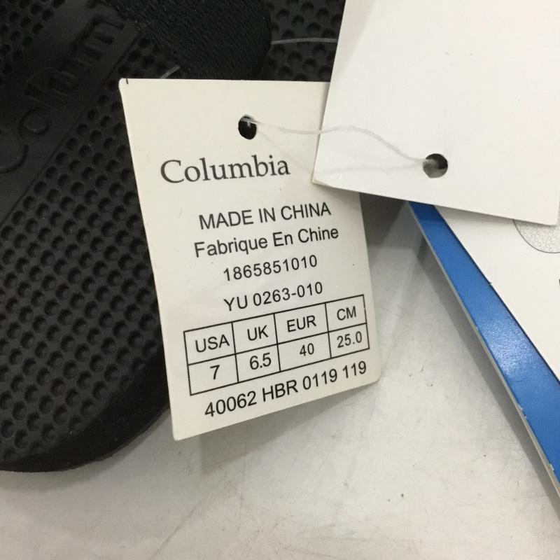 コロンビア Columbia サンダル サンダル YU0263-010 クスコピアサンダル 25cm タグ付き 25.0cm ロゴ、文字 黒 / ブラック / レディース USED 古着 中古 10138840