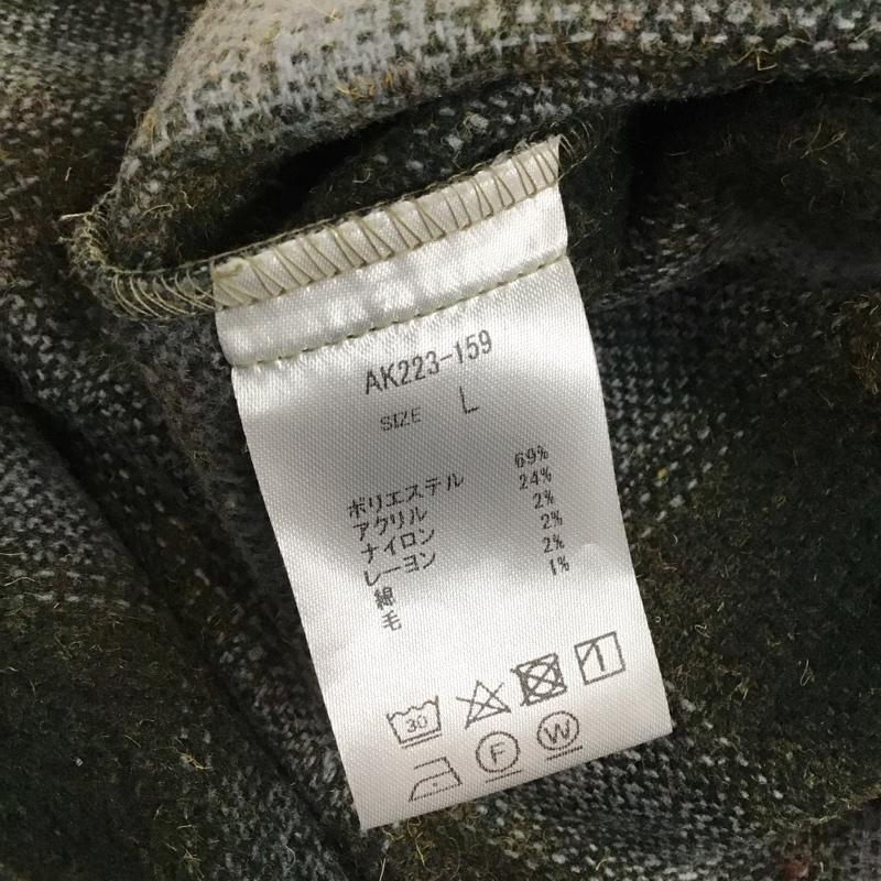 シーピーシーエム CPCM シャツ、ブラウス 長袖 長袖シャツ チェックシャツ カラーシャツ L チェック マルチカラー / マルチカラー / メンズ USED 古着 中古 10130294