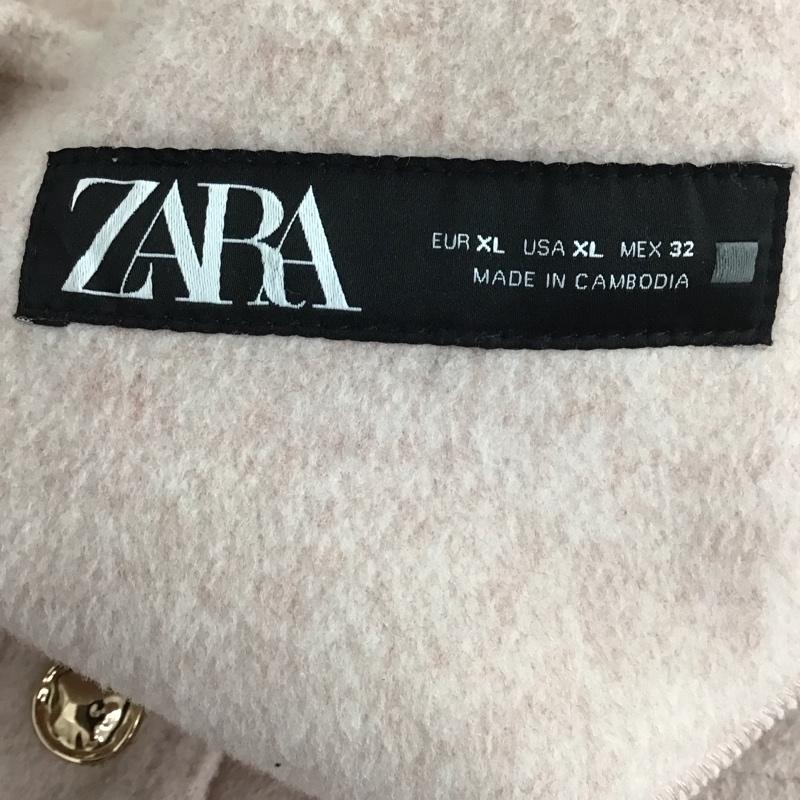 ザラ ZARA ジャケット、上着 ジャケット、ブレザー 3046 262 620 ノーカラー クロップド丈 XL 無地 桃 / ピンク / レディース USED 古着 中古 10112977