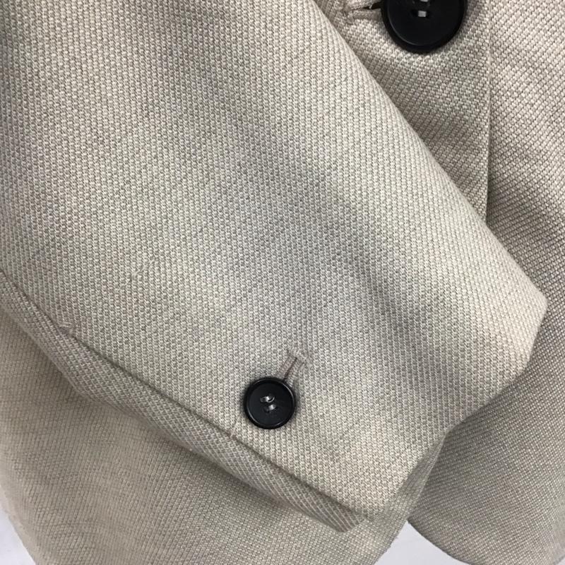 ザラ ZARA ジャケット、上着 ジャケット、ブレザー 9929 121 711 ノーカラージャケット 36 無地 ベージュ / ベージュ / レディース USED 古着 中古 10122668