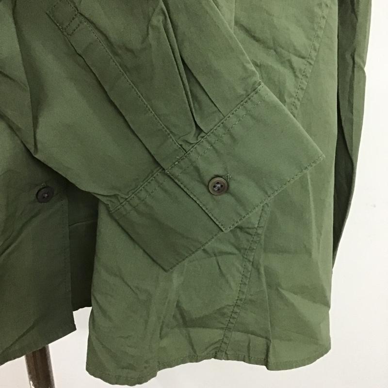 スタディオクリップ studio CLIP シャツ、ブラウス 長袖 L 無地 カーキ / カーキ / レディース USED 古着 中古 10106180