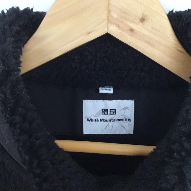ユニクロ UNIQLO トレーナー 長袖 341-443221 フリースオーバーサイズプルオーバー XL 無地 黒 / ブラック / メンズ USED 古着 中古 10134631