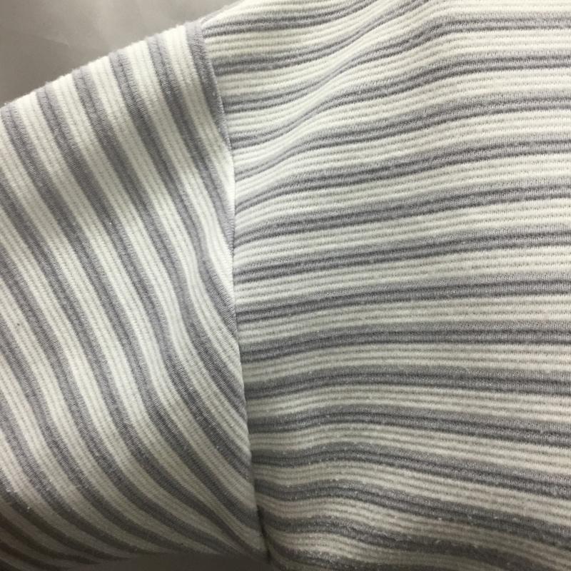 イング INGNI カットソー 半袖 半袖カットソー ボーダーTシャツ クルーネックカットソー ボーダー柄 白 / ホワイト / X 灰 / グレー / レディース USED 古着 中古 10118442
