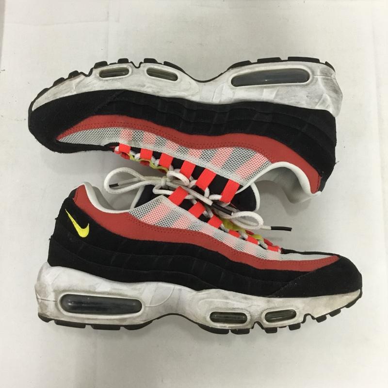 ナイキ NIKE スニーカー スニーカー AT9865-101 AIR MAX 95 ESSENTIAL 26.5cm 26.5cm ロゴ、文字 白 / ホワイト / X 黒 / ブラック / X 赤 / レッド / X 黄 / イエロー / メンズ USED 古着 中古 10137855