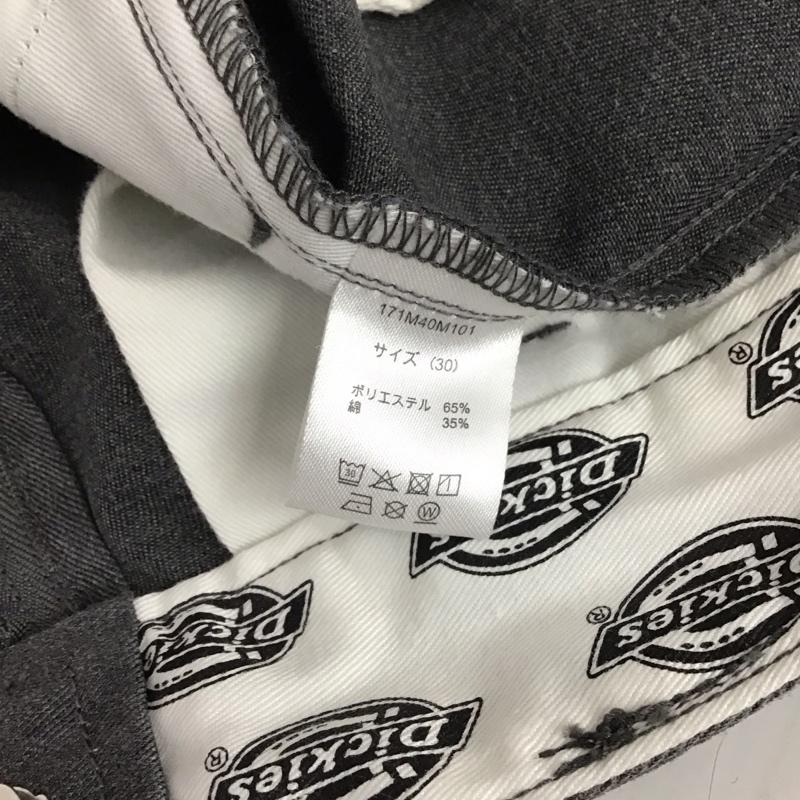 ディッキーズ Dickies パンツ ワークパンツ、ペインターパンツ ワークパンツ ワイドパンツ カジュアルパンツ 30インチ 無地 灰 / グレー /  メンズ USED 古着 中古 10126293