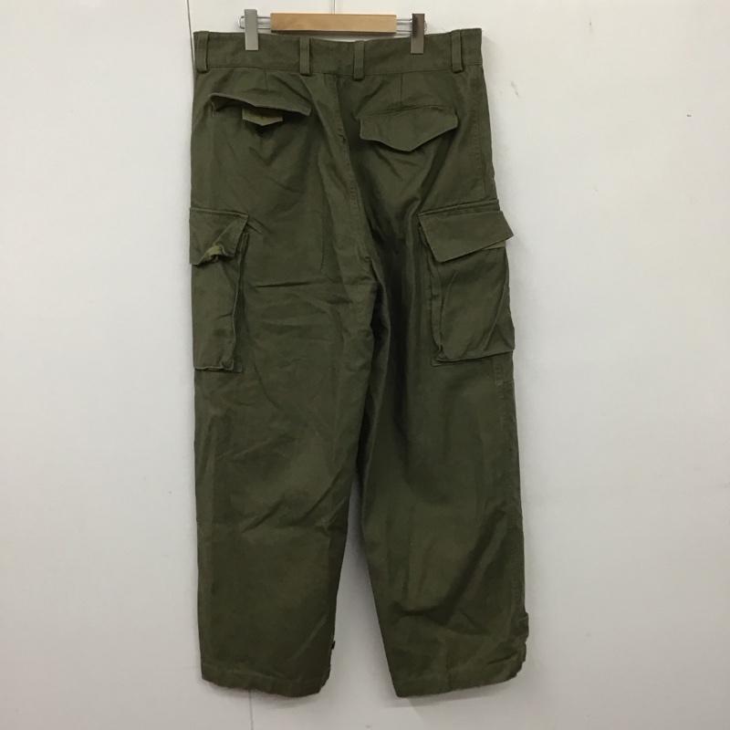 ミリタリー ミリタリー パンツ ワークパンツ、ペインターパンツ ミリタリーパンツ ワイドパンツ フランス軍 m47 復刻 waiper 26インチ 無地 カーキ / カーキ / メンズ USED 古着 中古 10134691