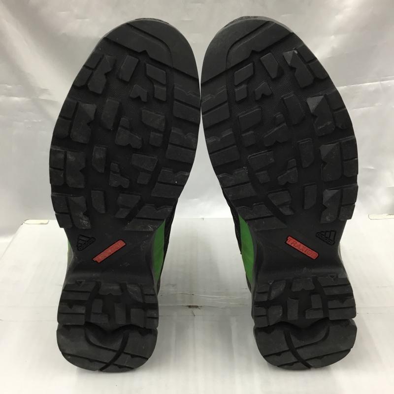 アディダス adidas アウトドアシューズ アウトドアシューズ U41601 TERREX TREK GTX トレッキングシューズ 28cm 28.0cm ロゴ、文字 黒 / ブラック / X 薄緑 / ライトグリーン / メンズ USED 古着 中古 10105880