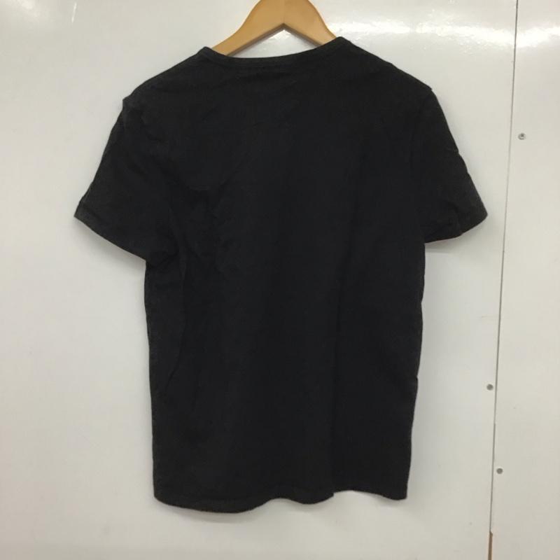 トミーヒルフィガー TOMMY HILFIGER Tシャツ 半袖 半袖カットソー プリントTシャツ クルーネックカットソー S ロゴ、文字 黒 / ブラック / レディース USED 古着 中古 10133030