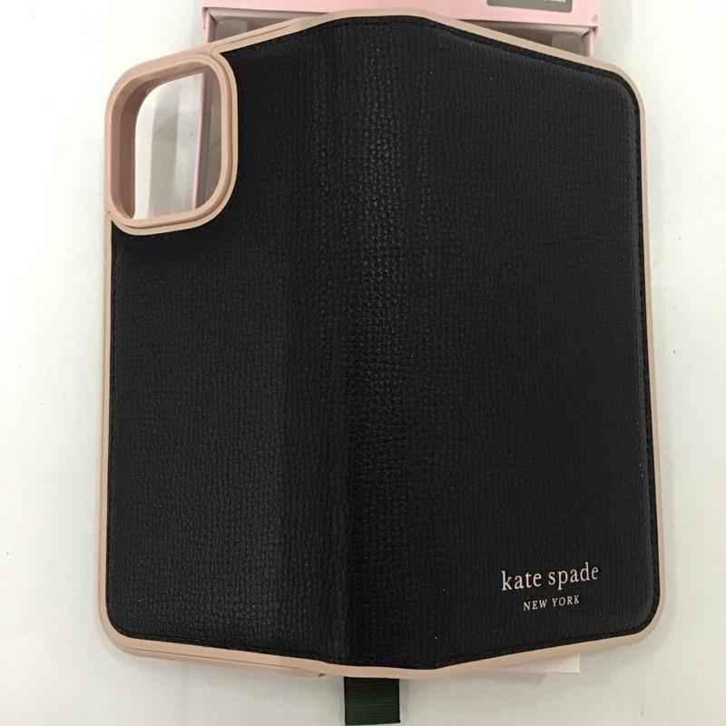 ケイトスペード Kate Spade ファッション小物 ファッション小物 KSIPH-257-BPLVM iPhone14ProMax ケース 手帳型 iPhoneケース 無地 黒 / ブラック / レディース USED 古着 中古 10122804
