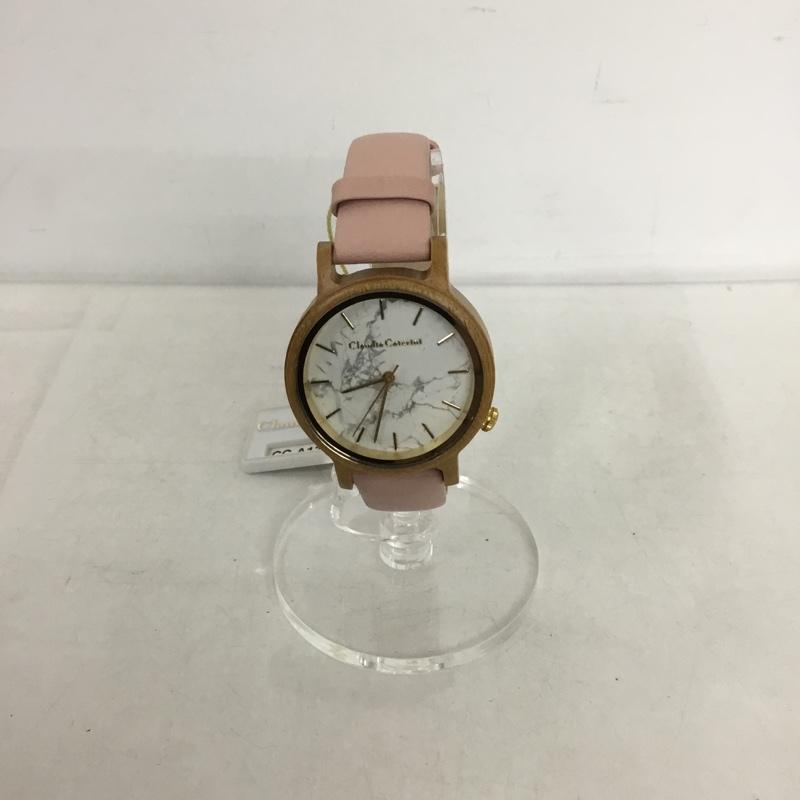 古着 USED 腕時計 アナログ(クォーツ式) CC-A120-LPW 箱有 Claudia Caterini ロゴ、文字 桃 / ピンク / レディース USED 古着 中古 10135057