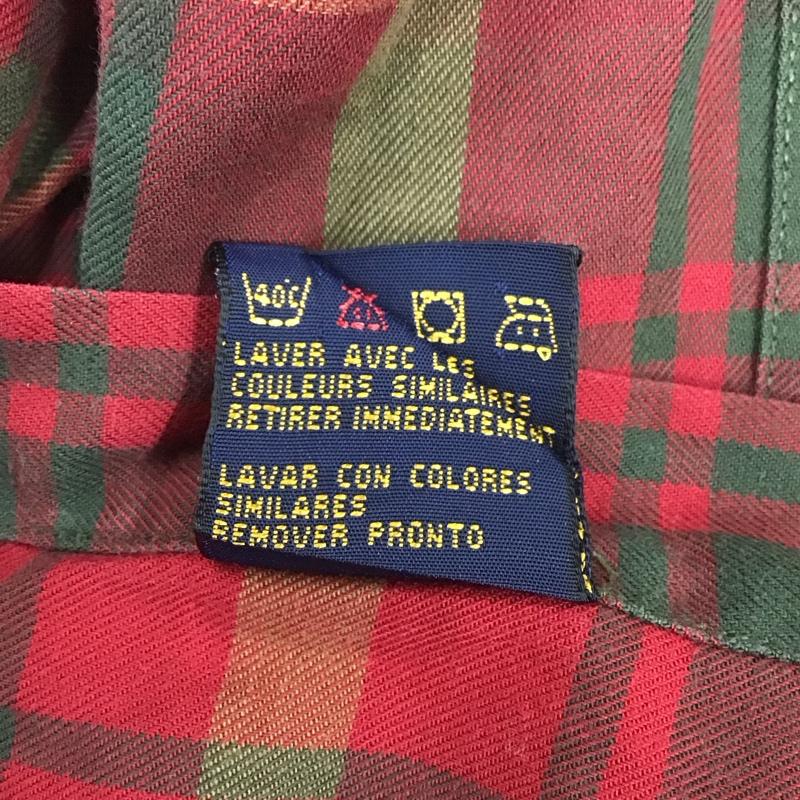 トミーヒルフィガー TOMMY HILFIGER シャツ、ブラウス 長袖 長袖シャツ カラーシャツ ポケットシャツ 長袖カットソー チェックシャツ 90s XL チェック マルチカラー / マルチカラー / メンズ USED 古着 中古 10121438