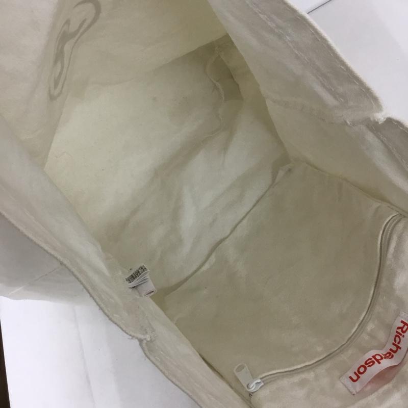 リチャードソン RICHARDSON トートバッグ トートバッグ RIX-10010-A MAGAZINE TOTE コットン ロゴ、文字 白 / ホワイト / メンズ USED 古着 中古 10131206