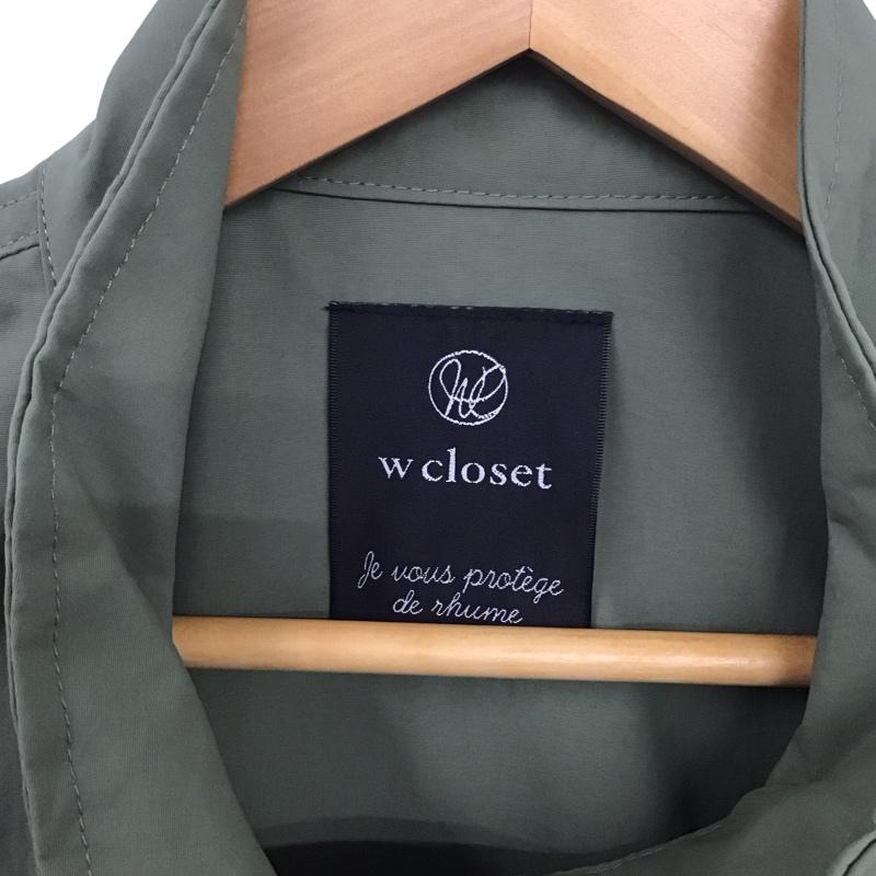 ダブルクローゼット w closet ベスト ベスト FREE 無地 カーキ / カーキ / レディース USED 古着 中古 10131842