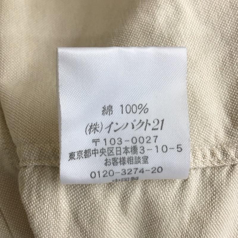 ラルフローレン RALPHLAUREN シャツ、ブラウス 長袖 長袖シャツ カラーシャツ ポケットシャツ 長袖カットソー ロゴ、文字 ベージュ / ベージュ / レディース USED 古着 中古 10117936