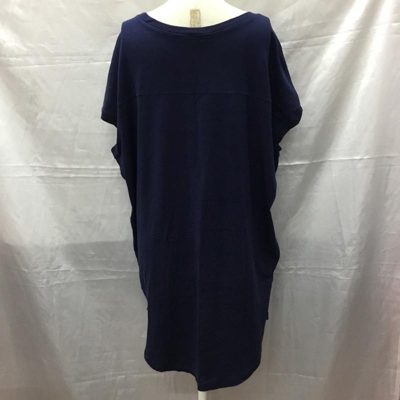 ミルクフェド MILKFED. タンクトップ タンクトップ タンクトップ ノースリーブカットソー プリントTシャツ S ロゴ、文字 紺 / ネイビー / レディース USED 古着 中古 10112246