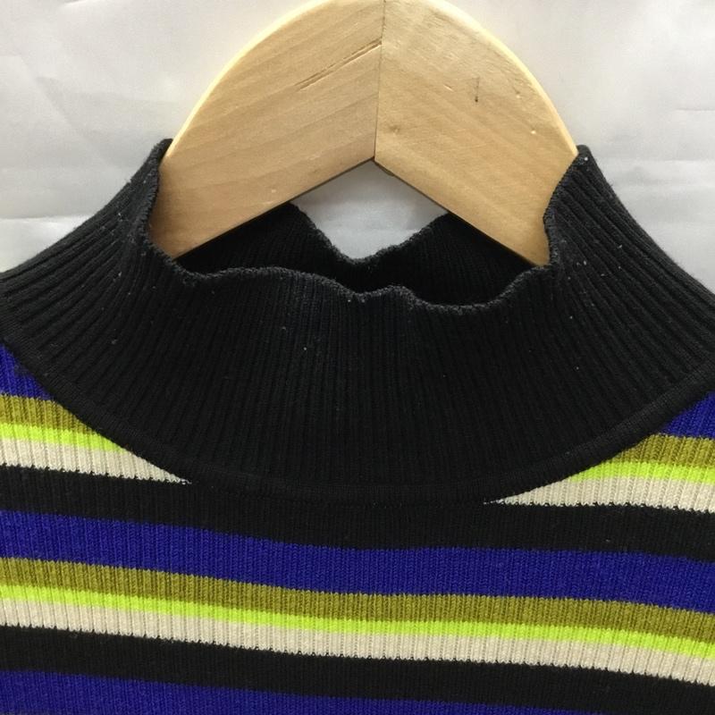 カンゴール KANGOL ニット、セーター 長袖 H&M L ボーダー柄 マルチカラー / マルチカラー /  レディース USED 古着 中古 10110744