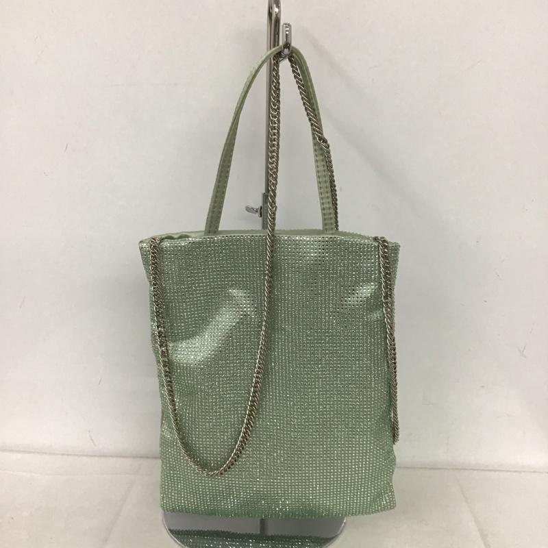 ザラ ZARA ショルダーバッグ ショルダーバッグ 6349 110 500 ハンドバッグ 2WAY 無地 薄緑 / ライトグリーン / レディース USED 古着 中古 10135272