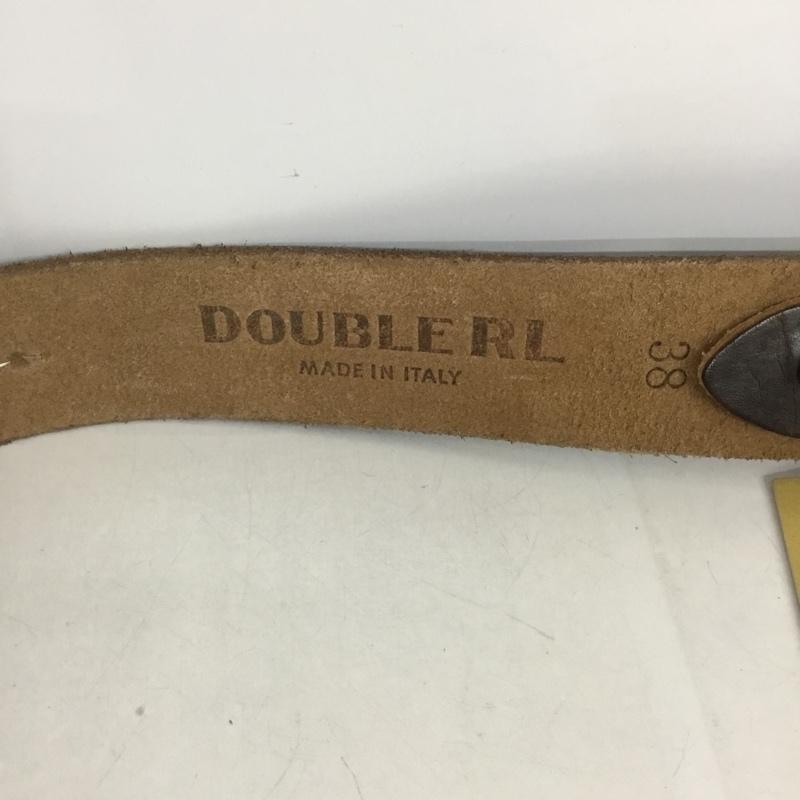 ダブルアールエル RRL ベルト・バックル ベルト レザーベルト 38 スタッズ 茶 / ブラウン / メンズ USED 古着 中古 10127790