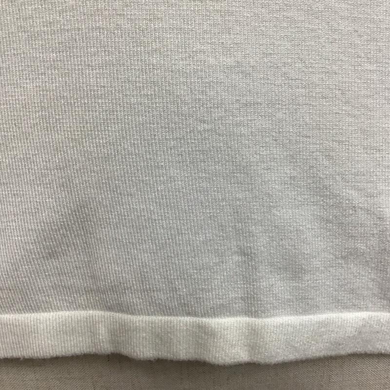 ザラ ZARA ニット、セーター 半袖 半袖ニットカットソー クルーネックカットソー 半袖セーター M 無地 白 / ホワイト / レディース USED 古着 中古 10116427