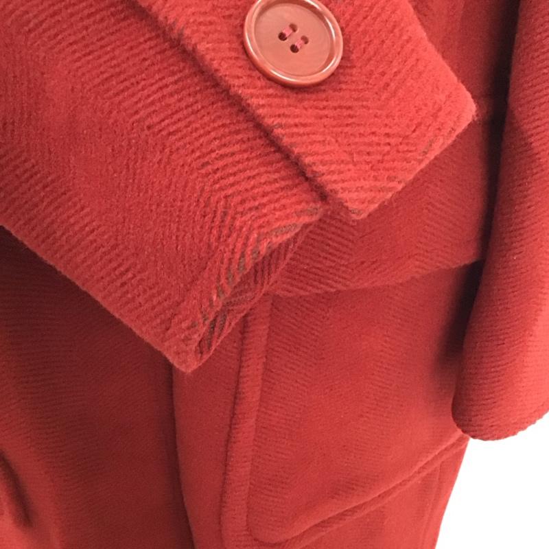 マックスマーラ MaxMara コート コート一般 ロングコート ロングジャケット カラージャケット アウター 90s 42 無地 赤 / レッド / レディース USED 古着 中古 10119476
