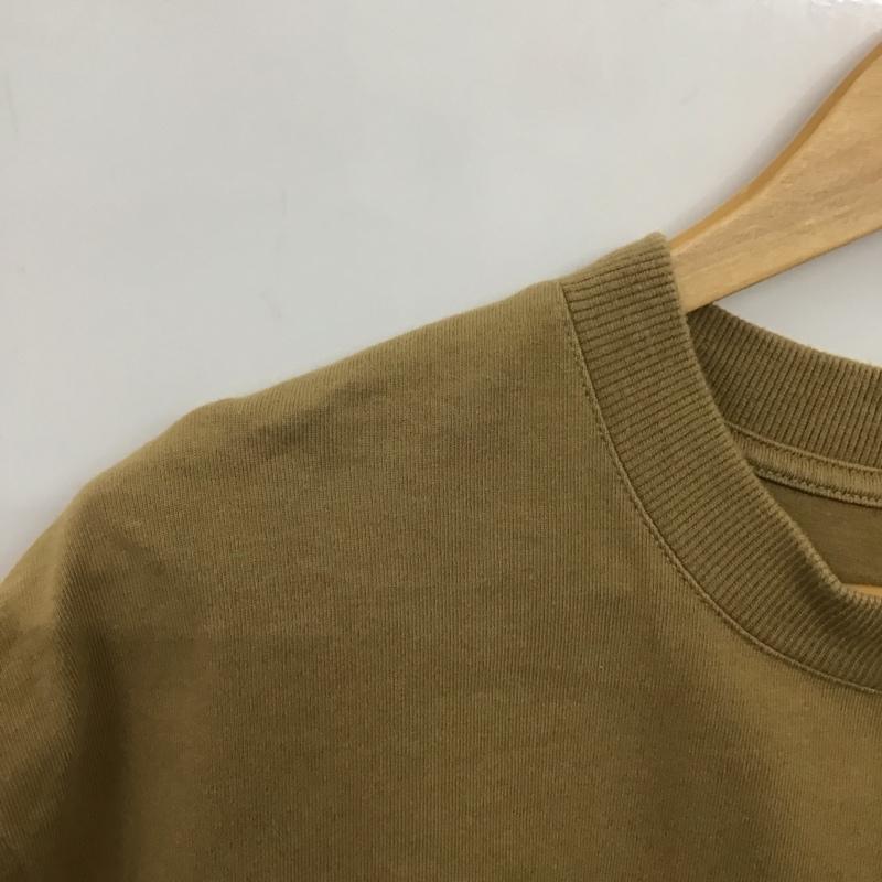 ルーカ RVCA Tシャツ 半袖 bb041-265 半袖カットソー バックプリント クルーネックカットソー M ロゴ、文字 ベージュ / ベージュ / メンズ USED 古着 中古 10136574
