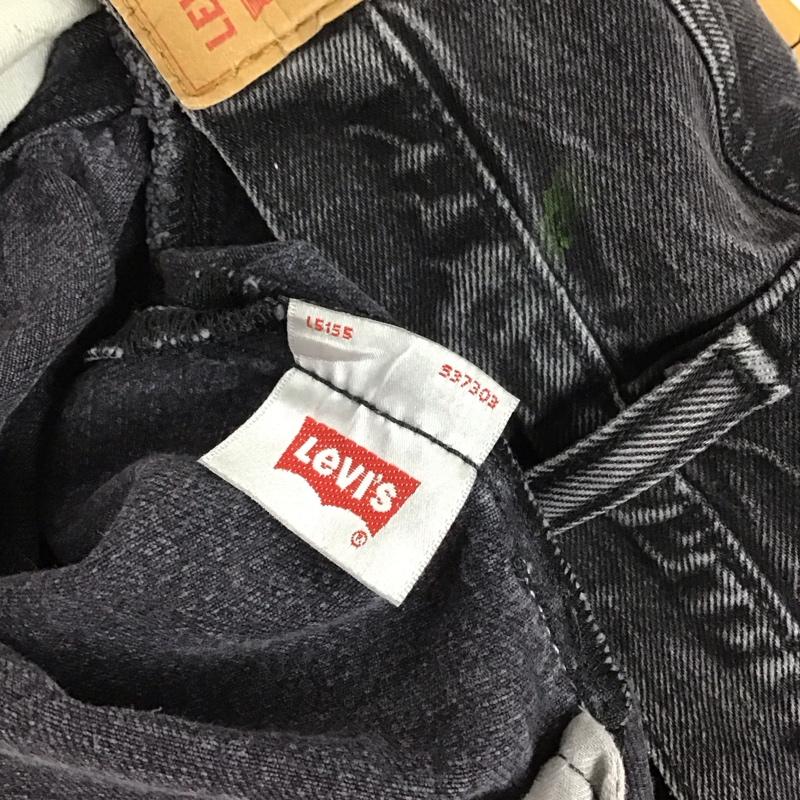 リーバイス Levi s パンツ デニム、ジーンズ 33インチ 無地 黒 / ブラック / メンズ USED 古着 中古 10129921