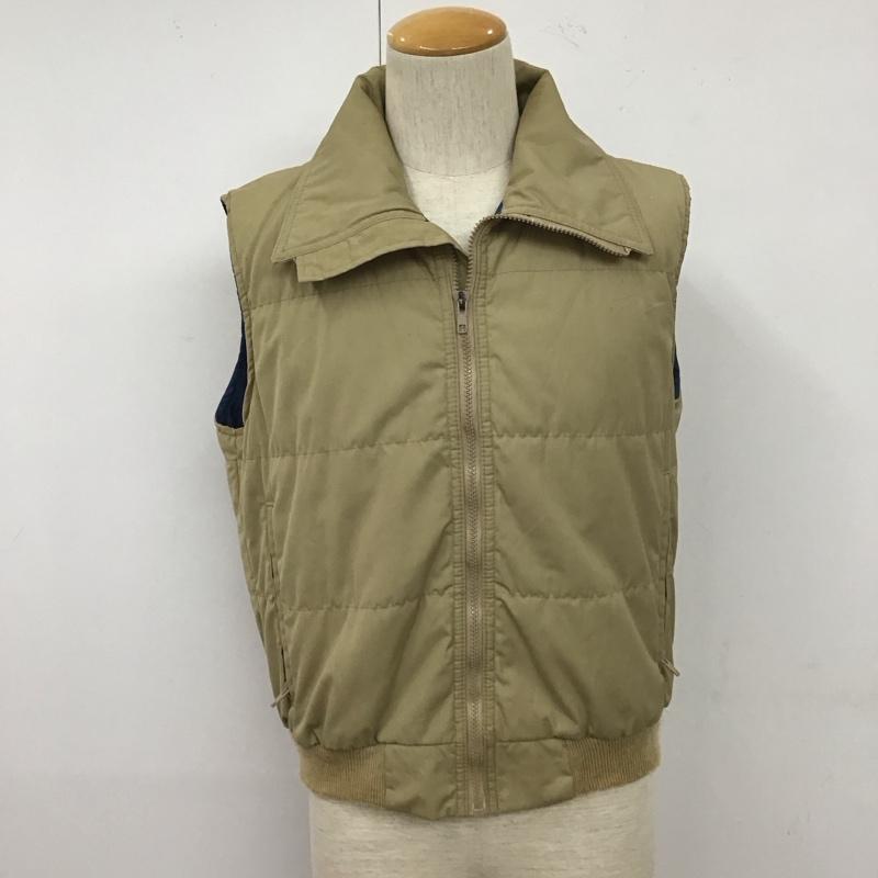 ウールリッチ WOOLRICH ベスト ベスト ジップアップベスト カラージップベスト アウター M 無地 ベージュ / ベージュ / メンズ USED 古着 中古 10111627