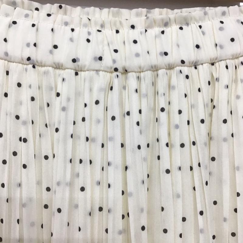 ロペピクニック ROPE PICNIC スカート ロングスカート 38 ドット 白 / ホワイト / レディース USED 古着 中古 10138061