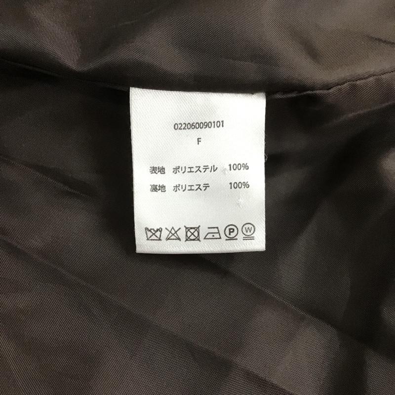 ダズリン dazzlin コート コート一般 FREE 無地 茶 / ブラウン / レディース USED 古着 中古 10105705