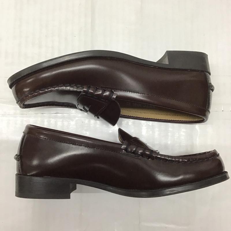 HARUTA HARUTA ローファー ローファー 3048 コインローファー 22EEE 箱有 22.0cm 無地 茶 / ブラウン / レディース USED 古着 中古 10121060