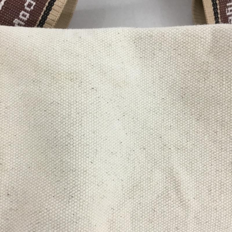 シアタープロダクツ THEATRE PRODUCTS ハンドバッグ ハンドバッグ OP200001 別注ロゴジャガードテープトートバッグ OPAQUE.CLIP ロゴ、文字 茶 / ブラウン / X アイボリー / アイボリー / レディース USED 古着 中古 10141657