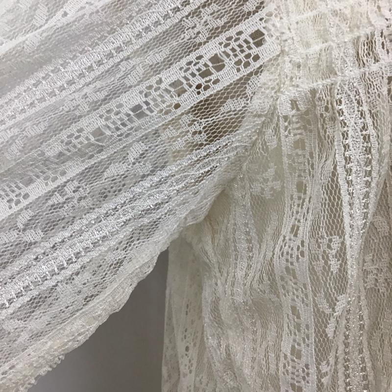 ダズリン dazzlin カットソー 長袖 FREE 無地 白 / ホワイト / レディース USED 古着 中古 10121474