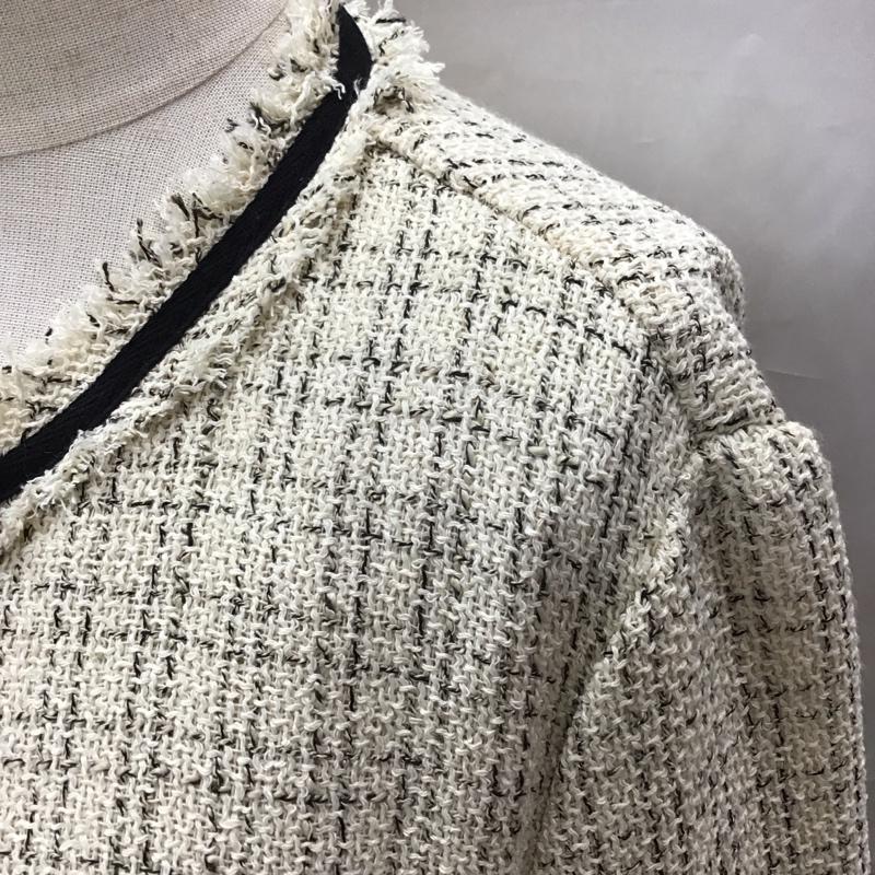 ザラ ZARA ジャケット、上着 ジャケット、ブレザー 7901/031/711 Tweed Peplum Jacket M マルチカラー / マルチカラー / レディース USED 古着 中古 10112536