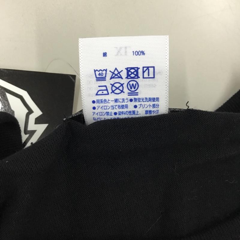 ルーディーズ RUDIES Tシャツ 半袖 半袖カットソー プリントTシャツ クルーネックカットソー XL プリント 黒 / ブラック /  メンズ USED 古着 中古 10111303