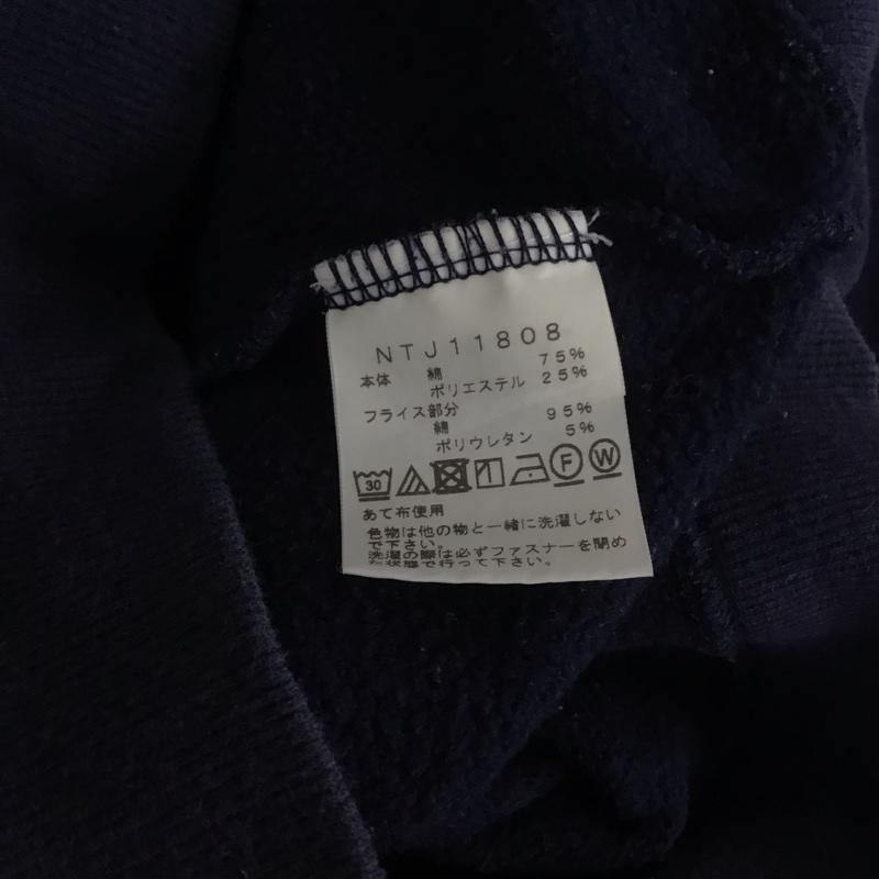 ザノースフェイス THE NORTH FACE パーカー 長袖 ジップパーカー 150cm 無地 紺 / ネイビー / ボーイズ USED 古着 中古 10140369
