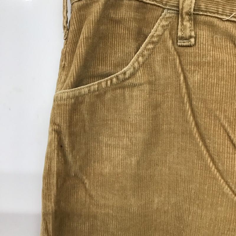 リー Lee パンツ ワークパンツ、ペインターパンツ コーデュロイパンツ ワイドパンツ カジュアルパンツ 無地 ベージュ / ベージュ / メンズ USED 古着 中古 10132896
