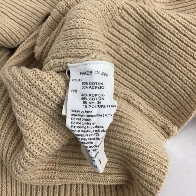 アダムエロペ ADAM ET ROPE カーディガン 長袖 FREE 無地 ベージュ / ベージュ / レディース USED 古着 中古 10131049