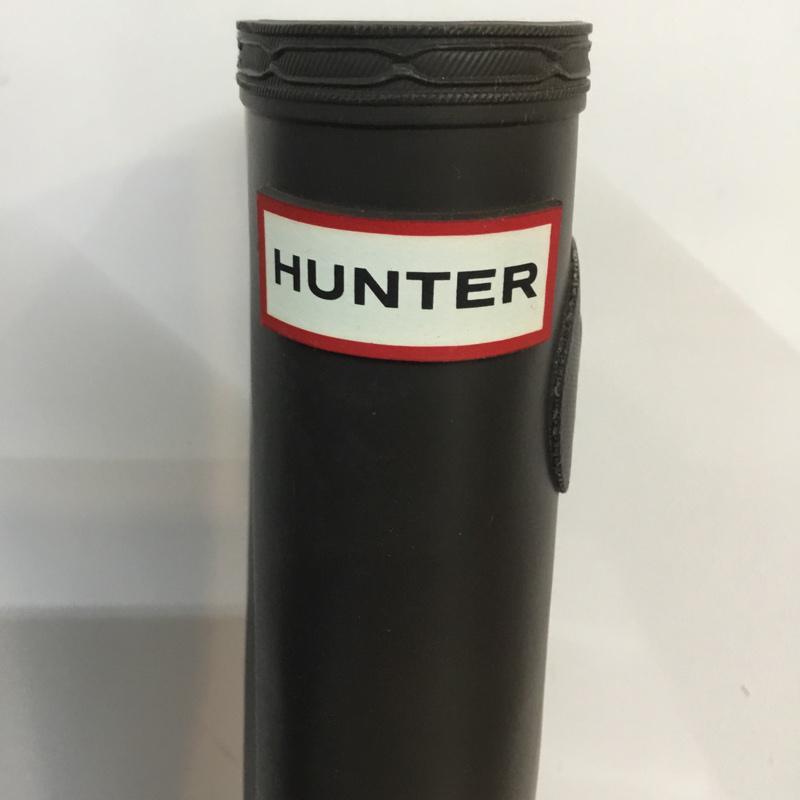 ハンター HUNTER 長靴、レインシューズ 長靴、レインシューズ W23499 ORIGINAL TALL オリジナルトール UK4 ロゴ、文字 ダークブラウン / ダークブラウン / レディース USED 古着 中古 10058961