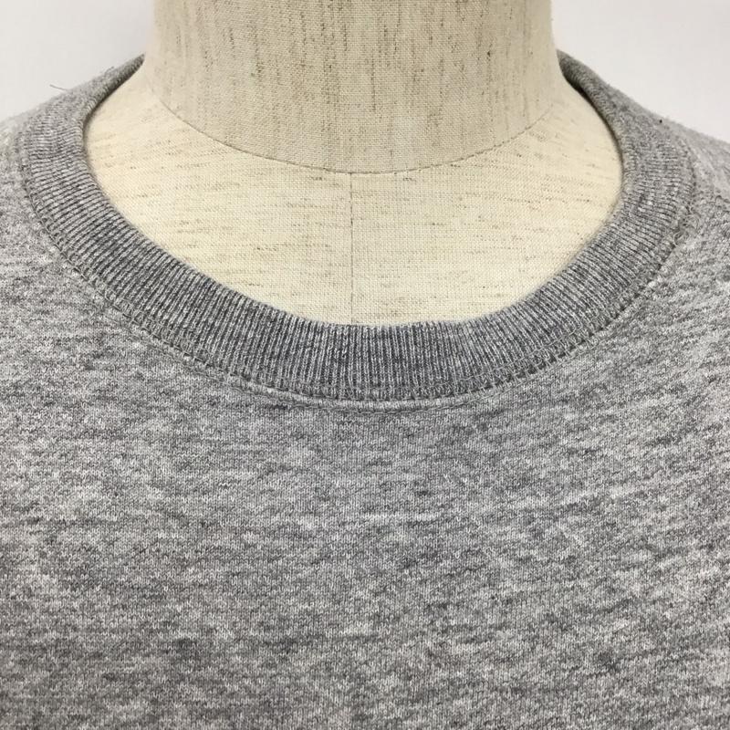 ハフ HUF トレーナー 長袖 長袖スウェット 長袖トレーナー リブカットソー 長袖カットソー プリントトレーナー S ロゴ、文字 灰 / グレー / メンズ USED 古着 中古 10110934