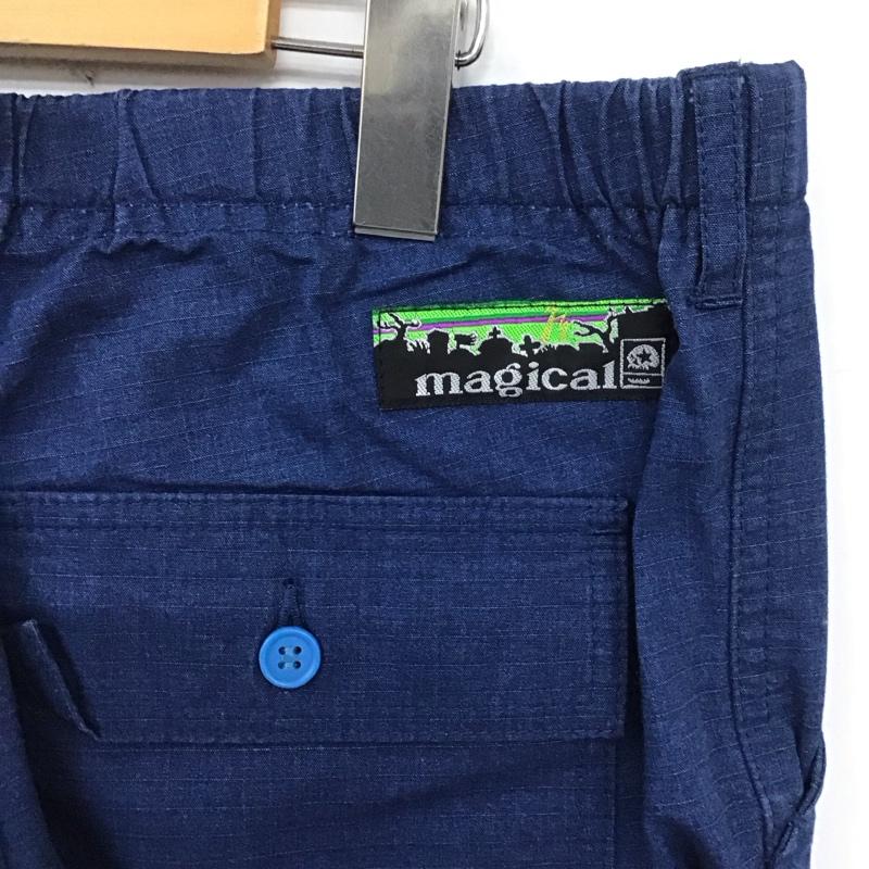 マジカルモッシュミスフィッツ MAGICAL MOSH MISFITS パンツ ワークパンツ、ペインターパンツ ワークパンツ ワイドパンツ カジュアルパンツ M ロゴ、文字 青 / ブルー /  メンズ USED 古着 中古 10126212