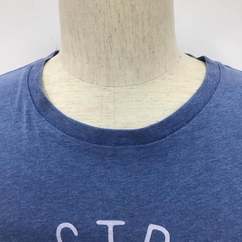 リーバイス Levi s Tシャツ 半袖 半袖カットソー プリントTシャツ クルーネックカットソー M ロゴ、文字 青 / ブルー / メンズ USED 古着 中古 10107135