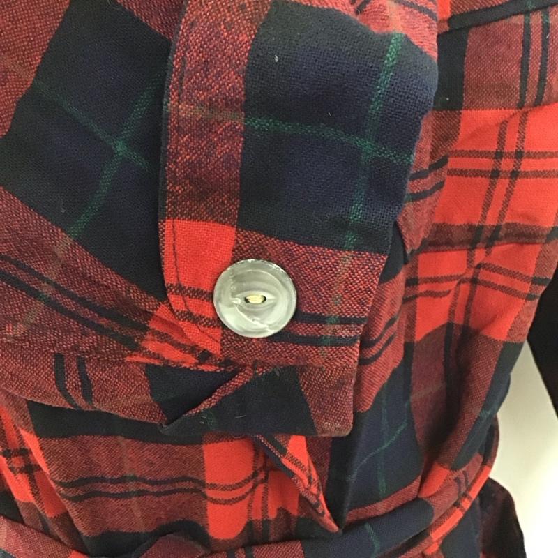 ペンドルトン PENDLETON ジャケット、上着 ジャケット、ブレザー ガウンコート チェック 赤 / レッド / X 黒 / ブラック / X 紺 / ネイビー / X 緑 / グリーン / メンズ USED 古着 中古 10112655