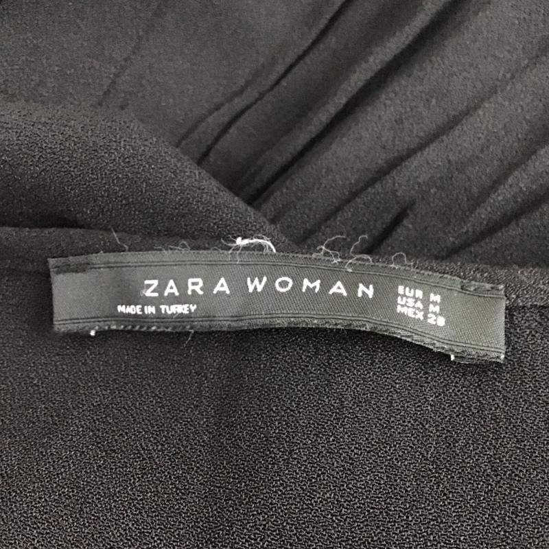 ザラウーマン ZARA WOMAN ワンピース ロングスカート 4886 047 800 キャミソールワンピ M 無地 黒 / ブラック / レディース USED 古着 中古 10107162