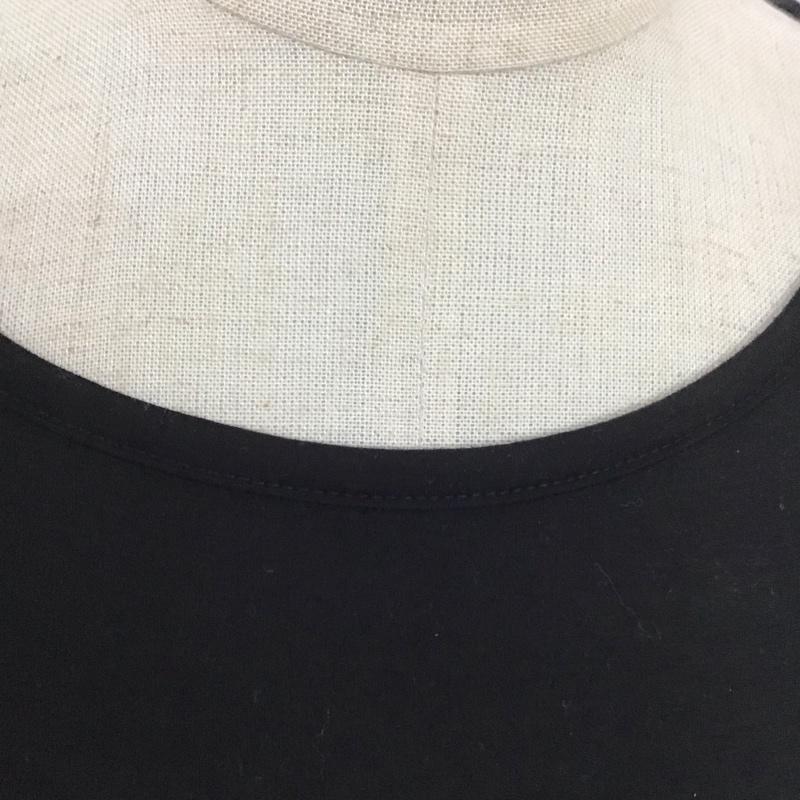 バーバリーロンドン Burberry London カットソー 半袖 半袖カットソー 無地Tシャツ クルーネックカットソー 2 無地 黒 / ブラック / レディース USED 古着 中古 10112510